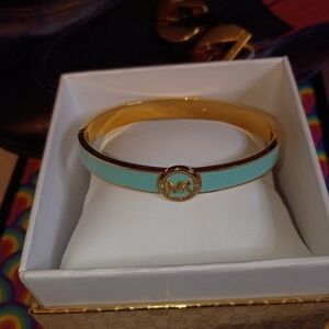 Michael Kors Gold and Blue Women's Bracelet